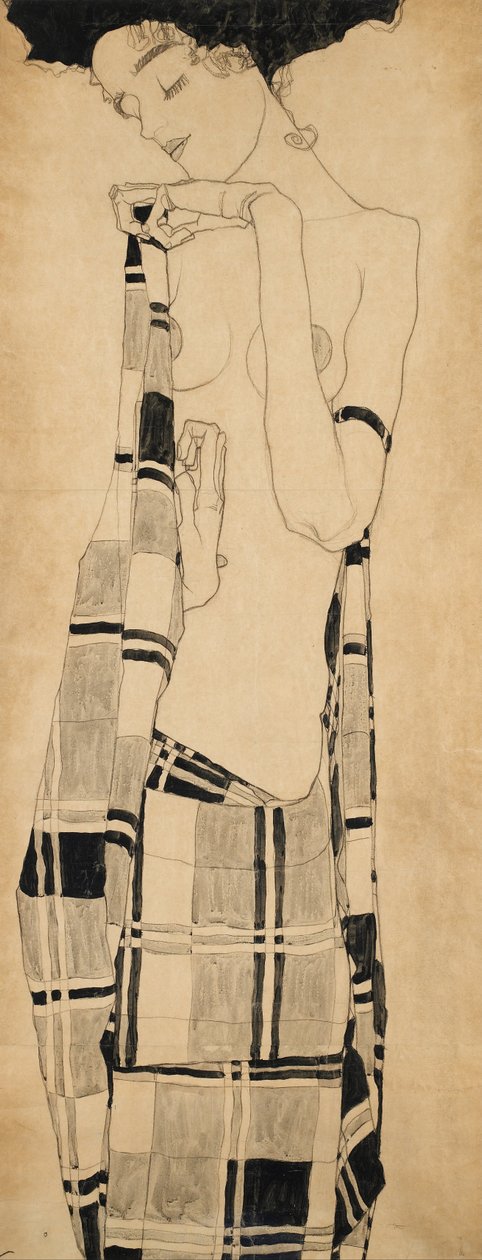 常设女孩 作者 埃贡·席勒（Egon Schiele）