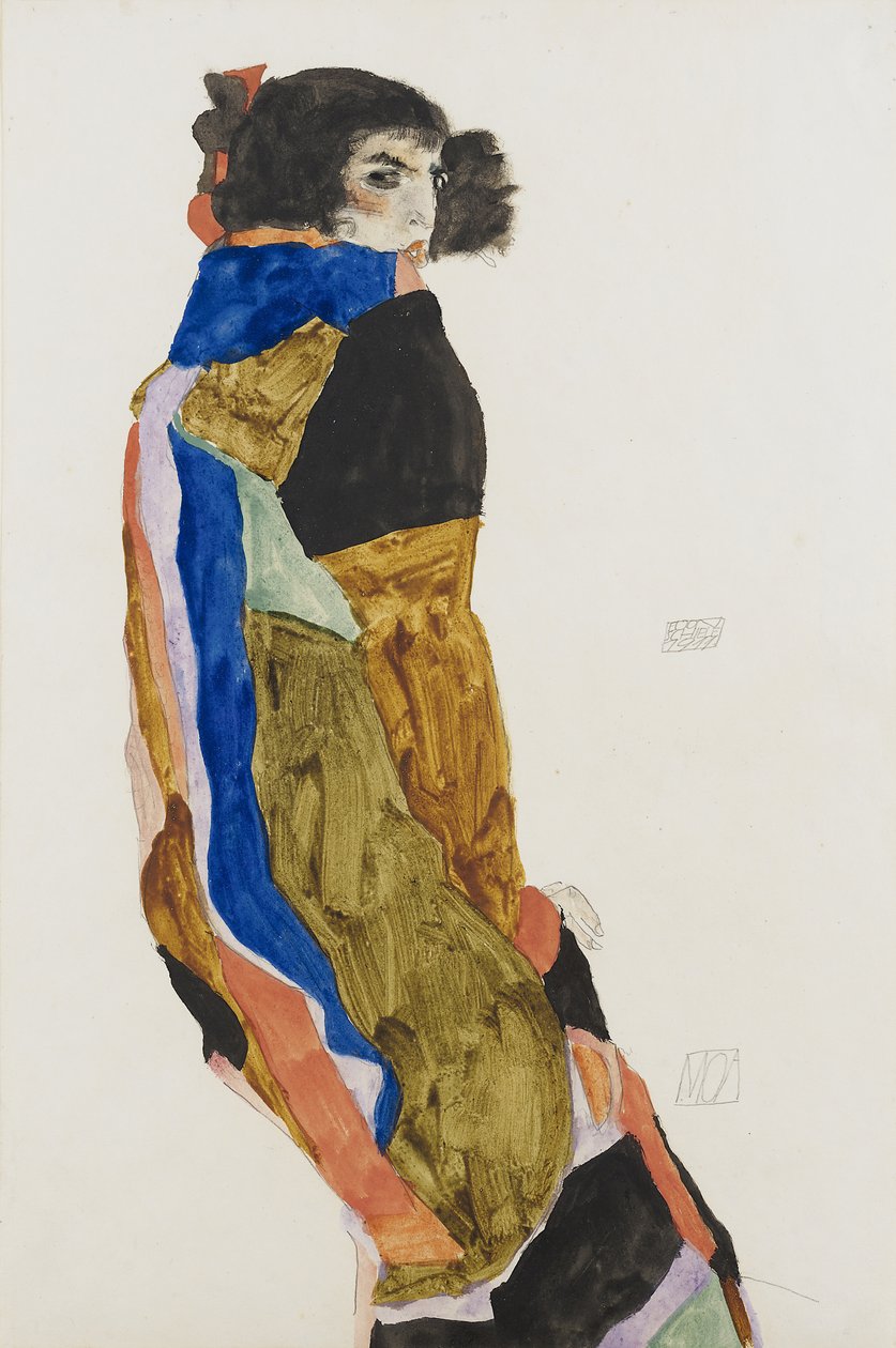 1911年，莫阿 作者 埃贡·席勒（Egon Schiele）