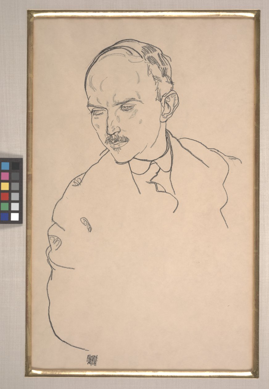 吉多·阿诺特的肖像 作者 埃贡·席勒（Egon Schiele）