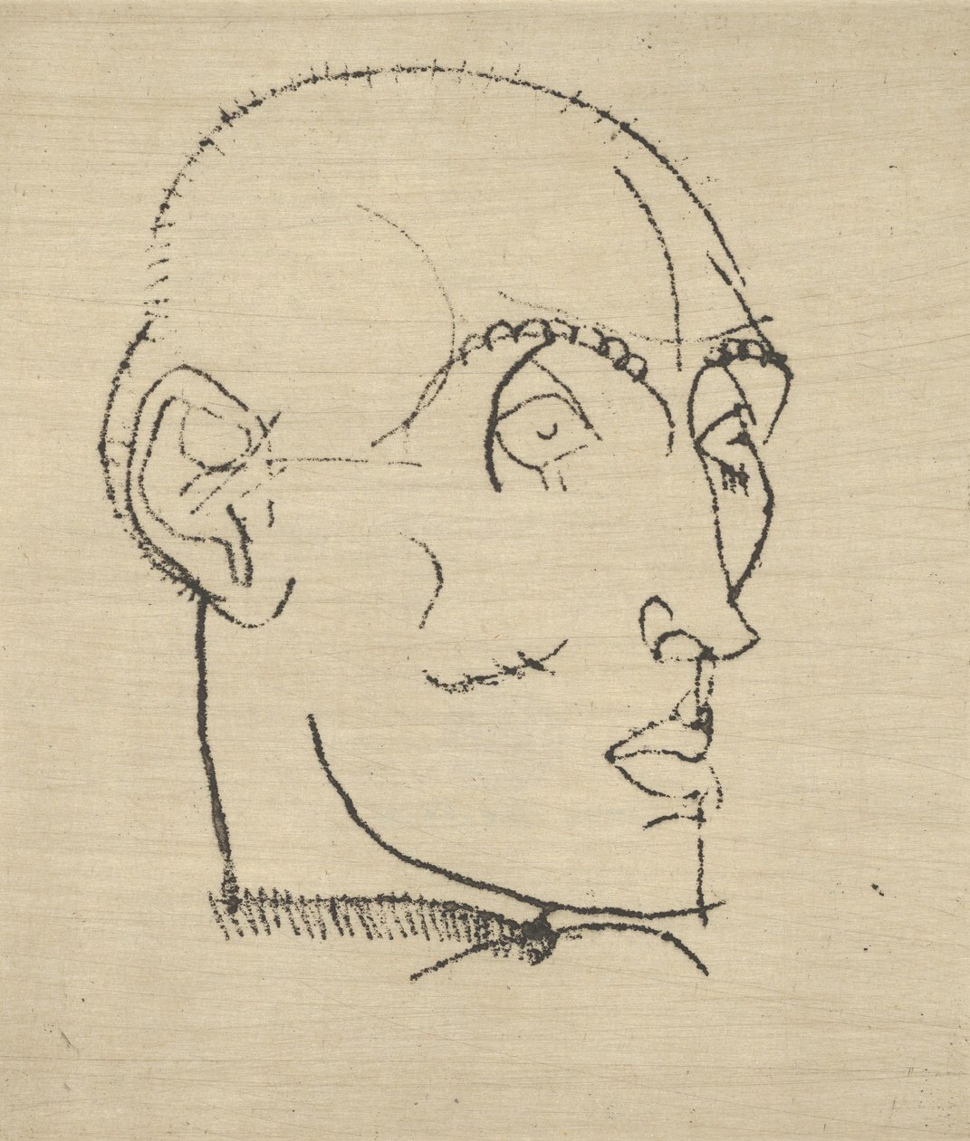 一个人的画像》，1914年。 作者 埃贡·席勒（Egon Schiele）
