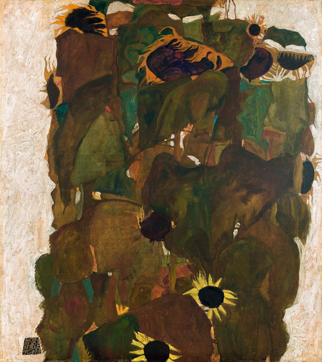 向日葵 I 作者 埃贡·席勒（Egon Schiele）