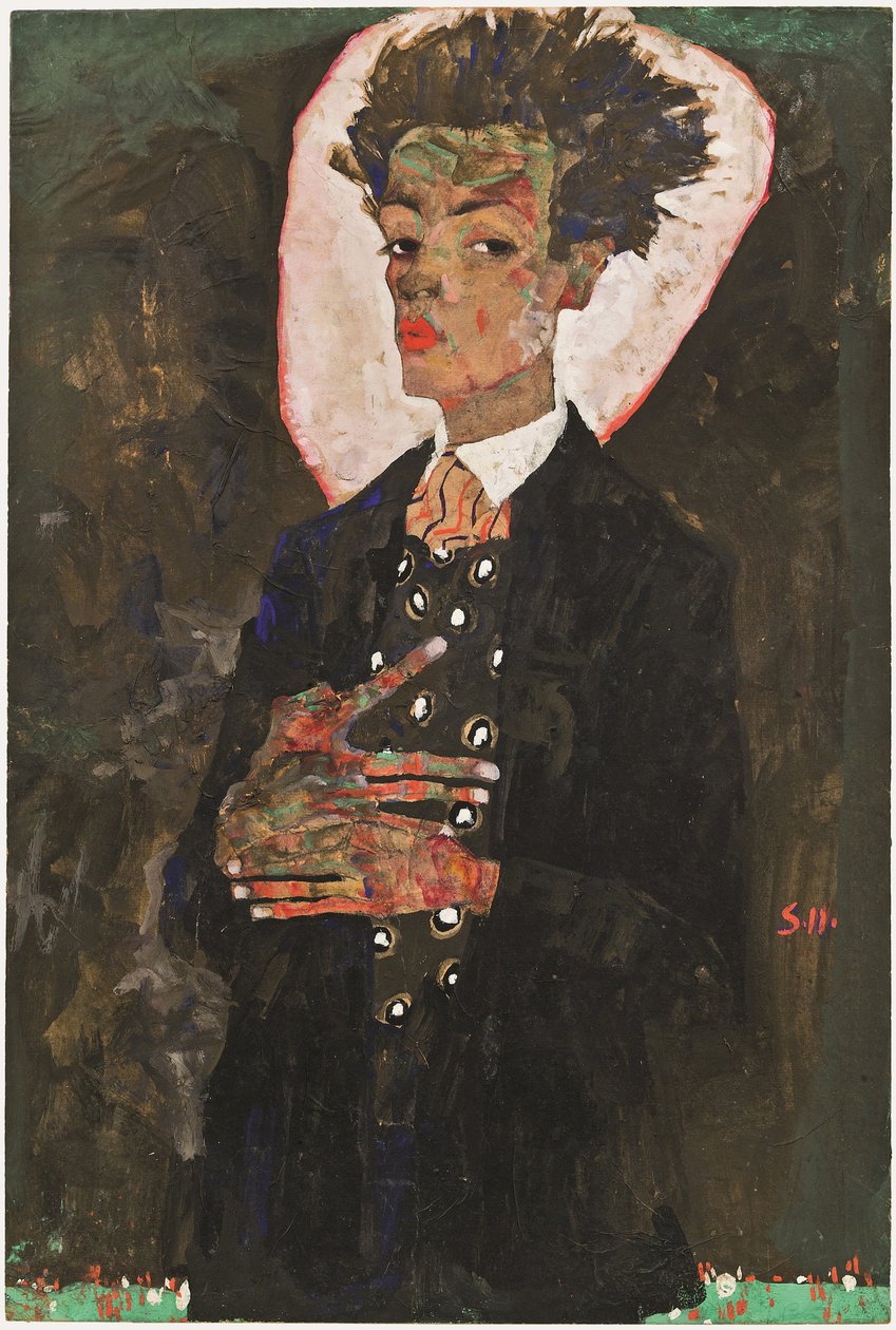 图片不明 作者 埃贡·席勒（Egon Schiele）