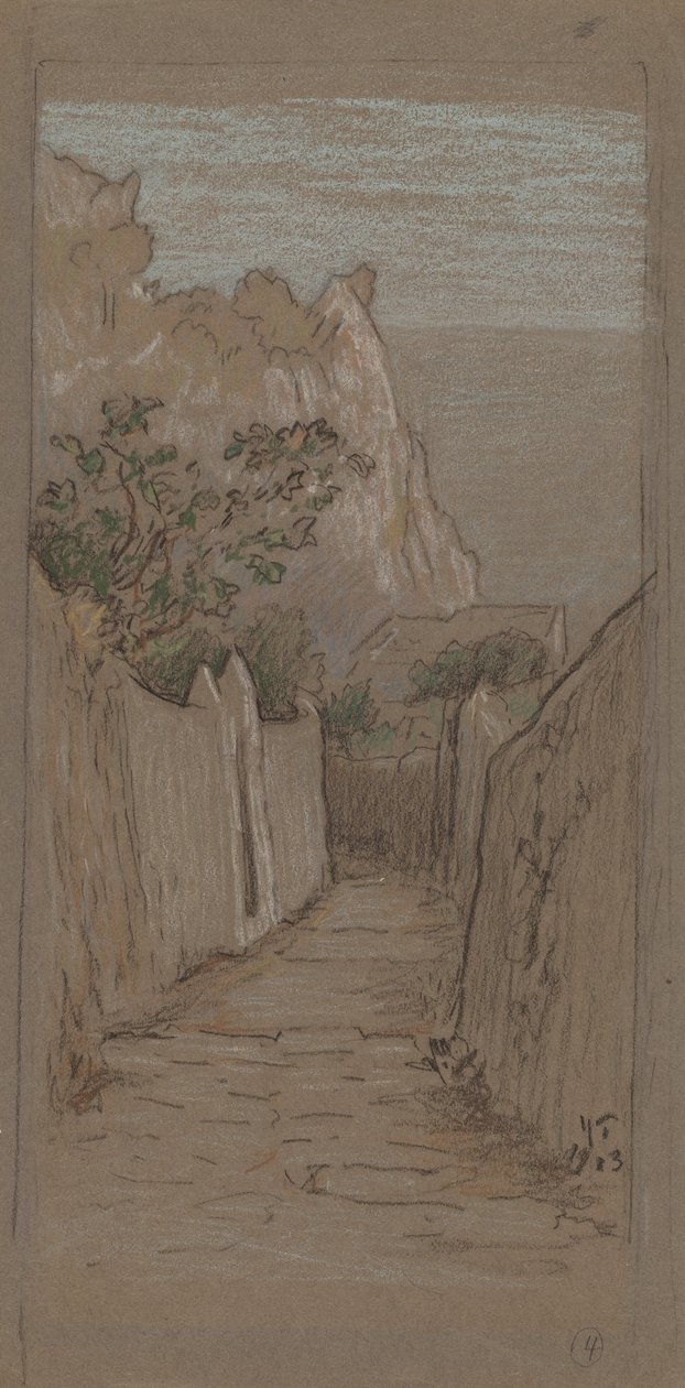 卡普里，1913年。 作者 伊莱休·维德
