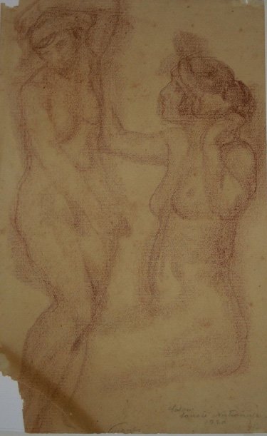 女裸体 作者 伊丽莎·维斯康蒂（Eliseu Visconti）