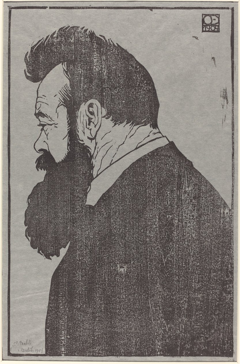 费迪南-霍德勒 作者 埃米尔·奥尔里克（Emil Orlik）