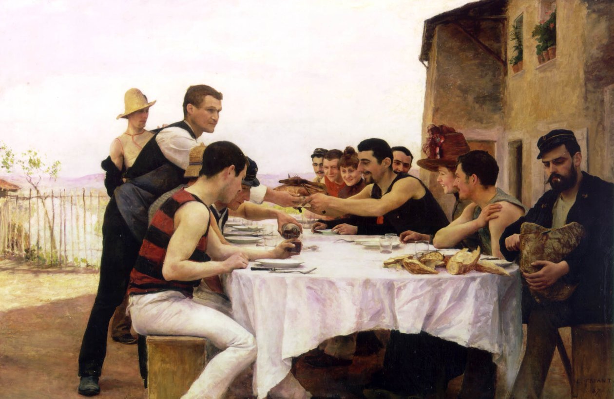 默尔特划船党 作者 埃米尔·弗里安特（Emile Friant）