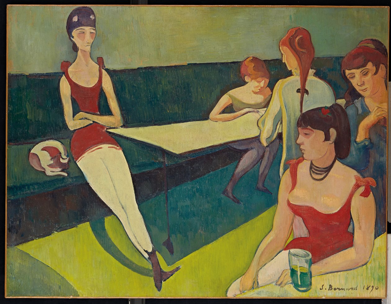 客厅，1890-92年 作者 埃米尔·伯纳德（Emile Bernard）