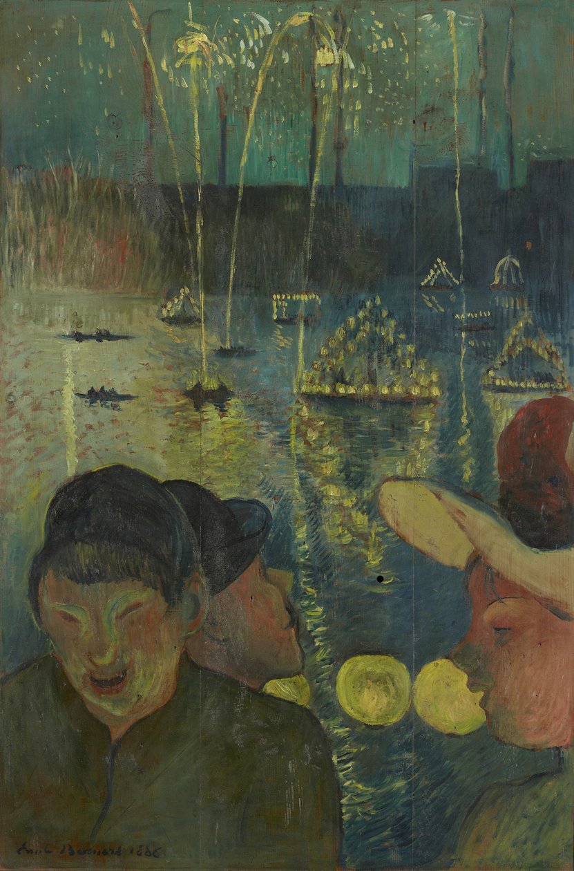 1888年的夜节 作者 埃米尔·伯纳德（Emile Bernard）