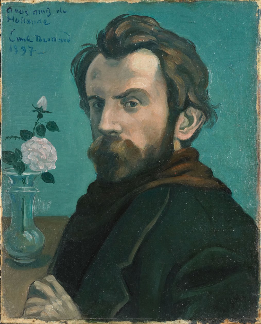 自画像，1897年 作者 埃米尔·伯纳德（Emile Bernard）