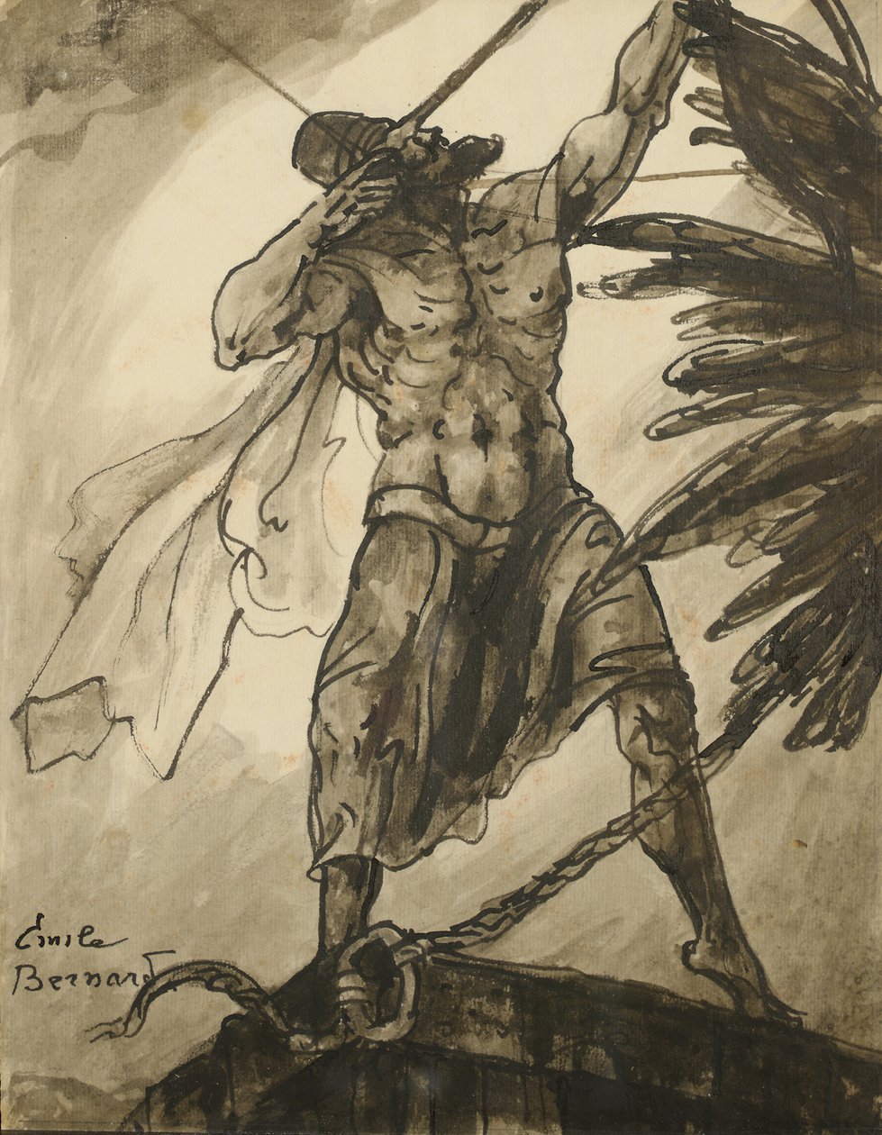 弓箭手 作者 埃米尔·伯纳德（Emile Bernard）