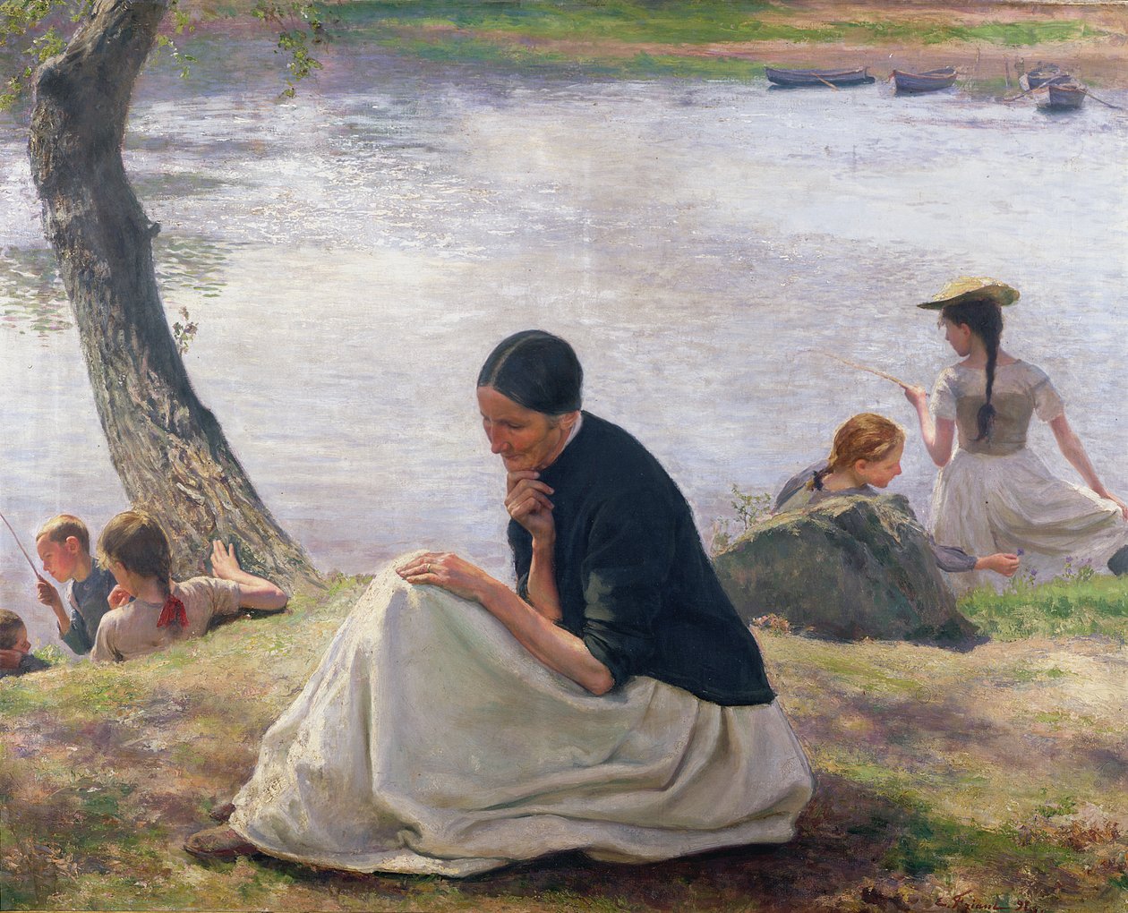 纪念品，1891年 作者 埃米尔·弗里安特（Emile Friant）