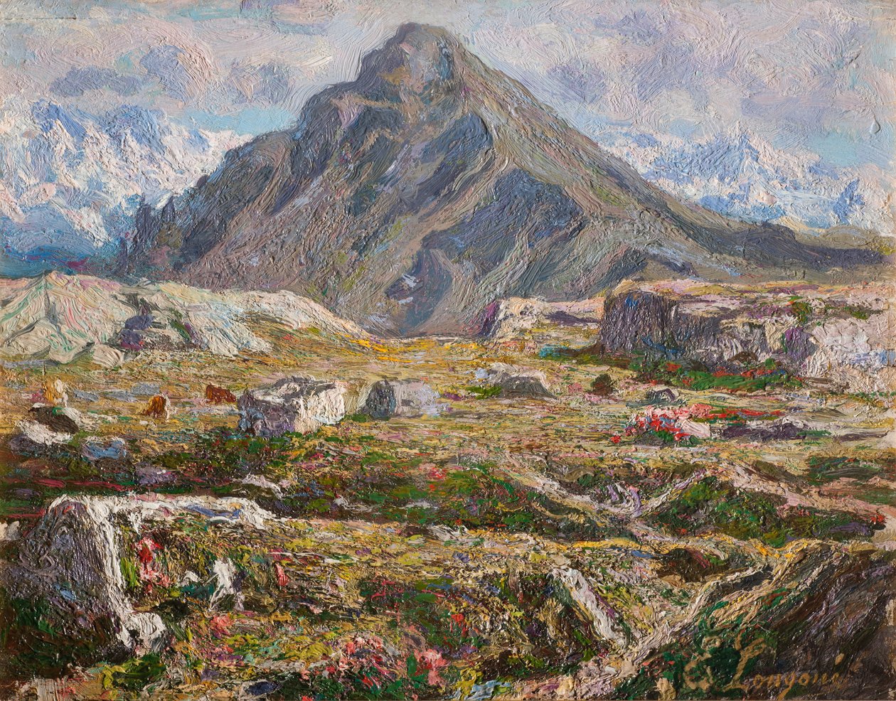 拜顿之牙（布面油画） 作者 埃米利奥·隆尼（Emilio Longoni）