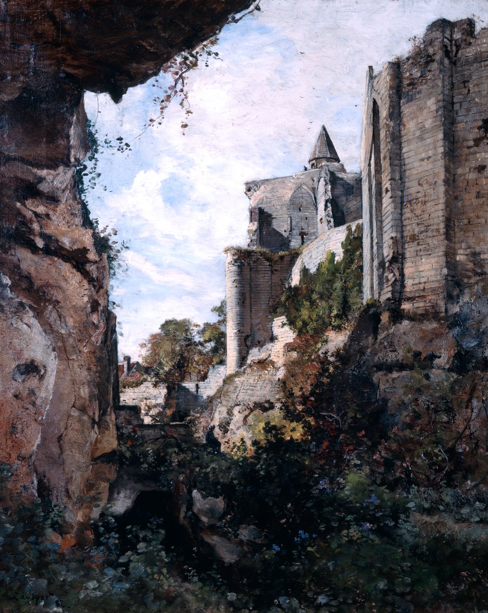 城堡，1882年 作者 伊曼纽尔·兰瑟（Emmanuel Lansyer）