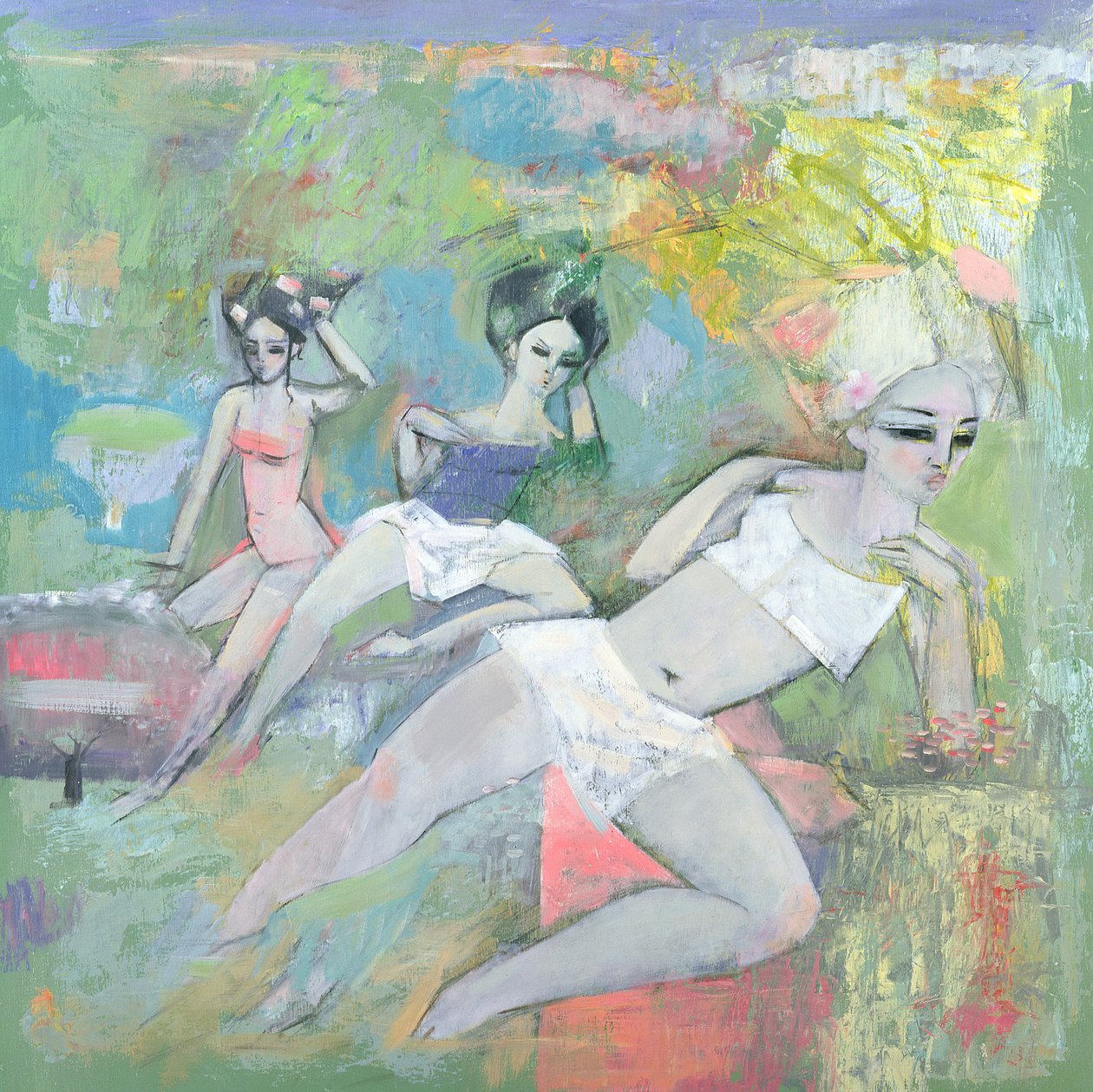 Bathers 作者 恩德·罗德（Endre Roder）