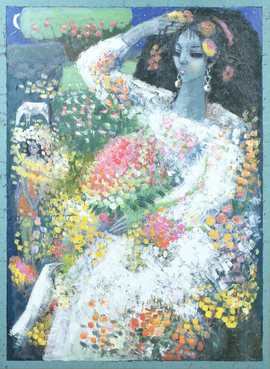 年轻时的萨贺芬 作者 恩德·罗德（Endre Roder）