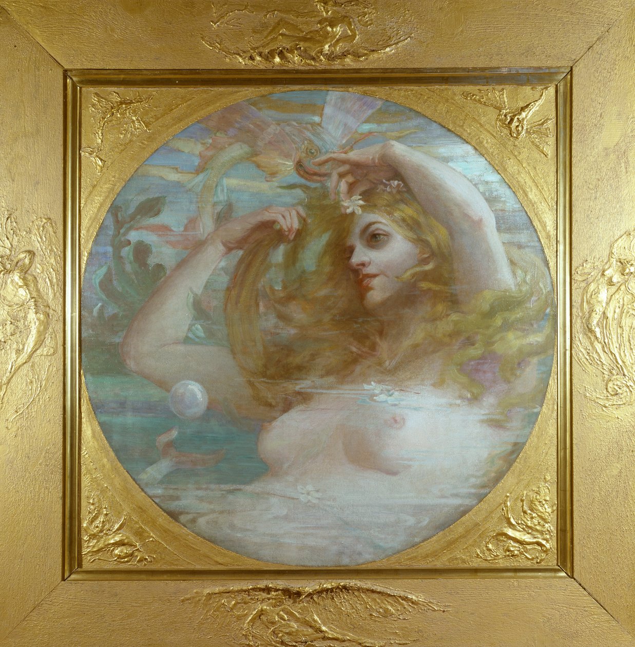 海仙女，1880年 作者 英语学校