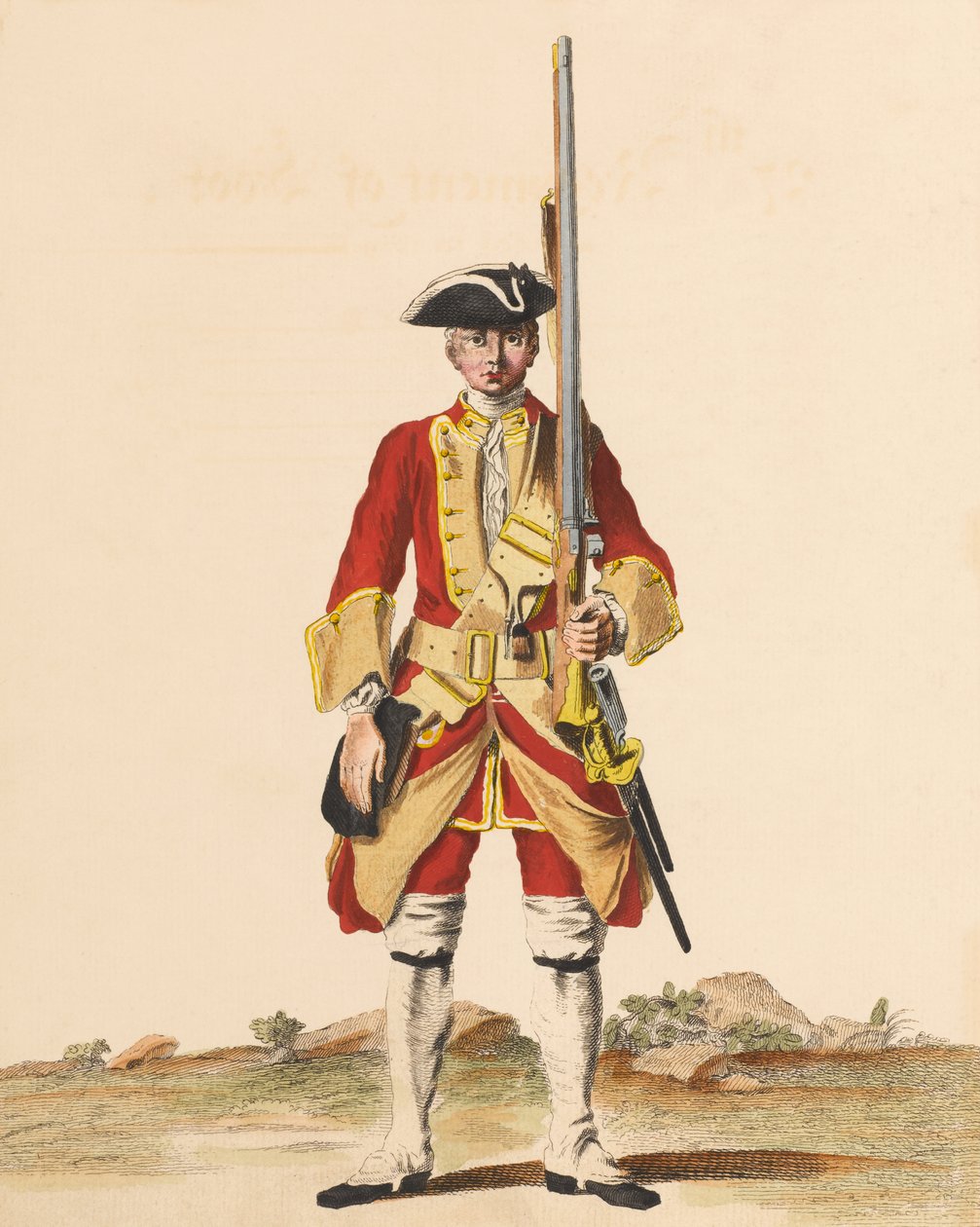 “第27军团”，约1742年 作者 英语学校