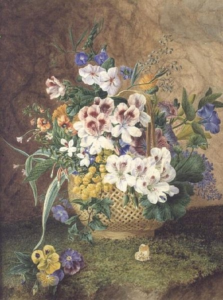 花篮 作者 英语学校