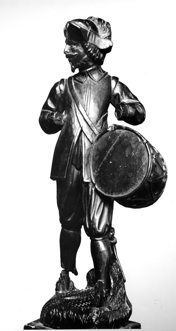 鼓手，1638（木雕） 作者 英语学校