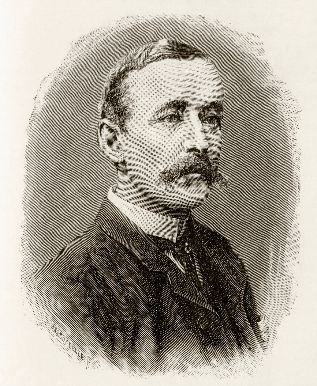 James Sligo Jameson，1890年（木版画） 作者 英语学校