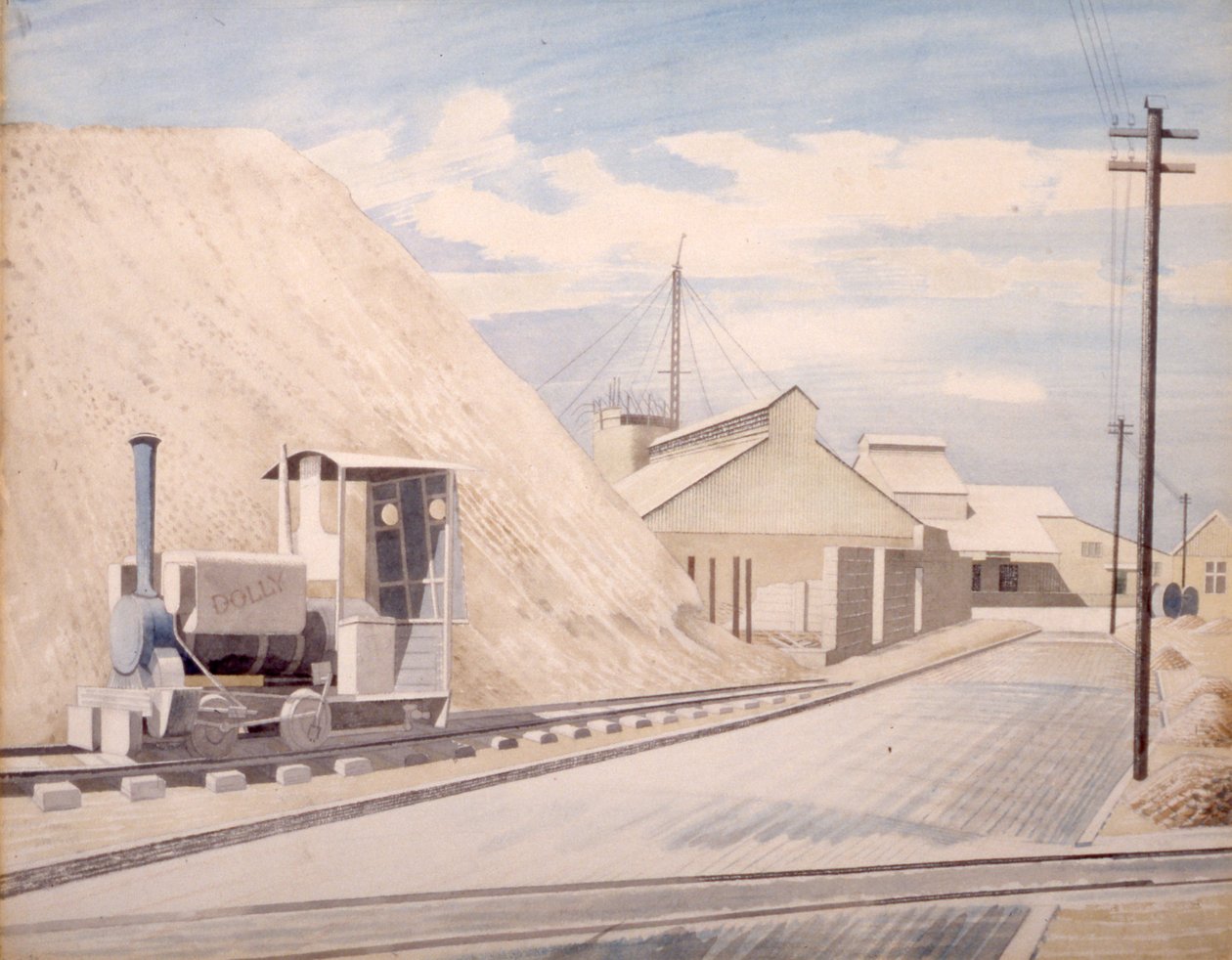 水泥厂 作者 埃里克·拉维鲁（Eric Ravilious）