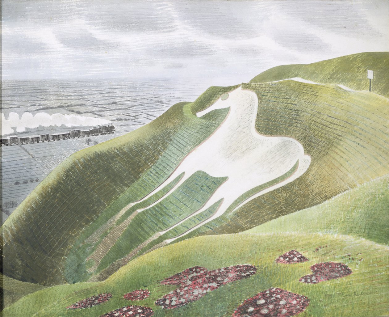 韦斯特伯里马 作者 埃里克·拉维鲁（Eric Ravilious）