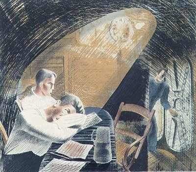 1号病房 作者 埃里克·拉维鲁（Eric Ravilious）