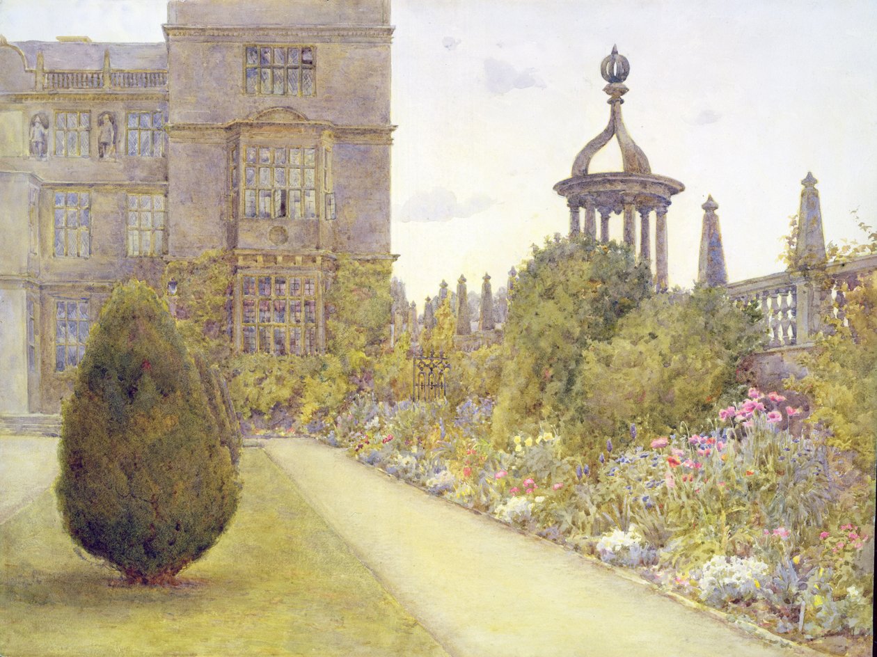 East Court，Montacute House，萨默塞特 作者 欧内斯特·亚瑟·罗