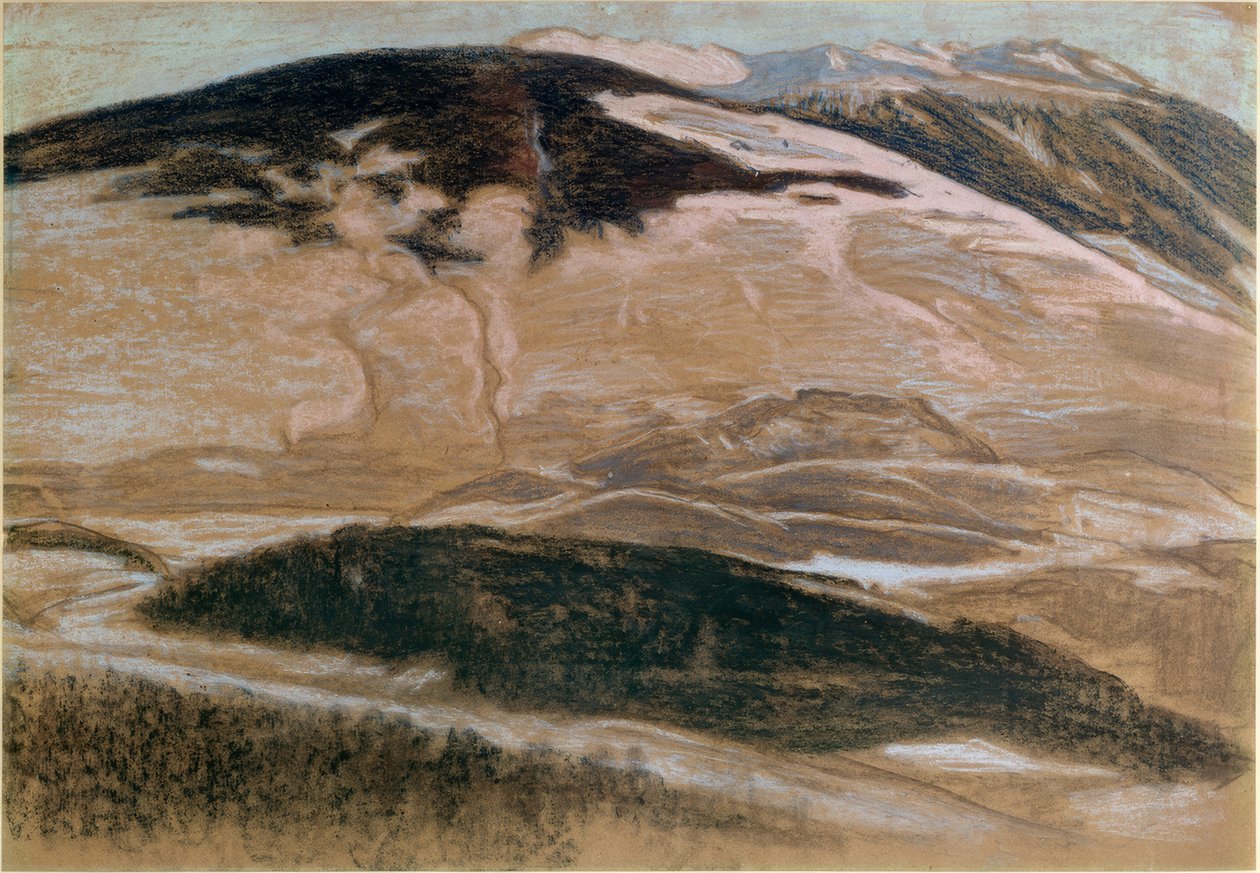 Crête de Thyon 作者 欧内斯特·比勒（Ernest Bieler）