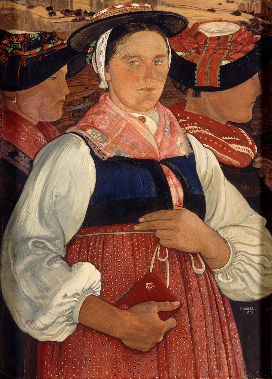 瓦莱三人 作者 欧内斯特·比勒（Ernest Bieler）