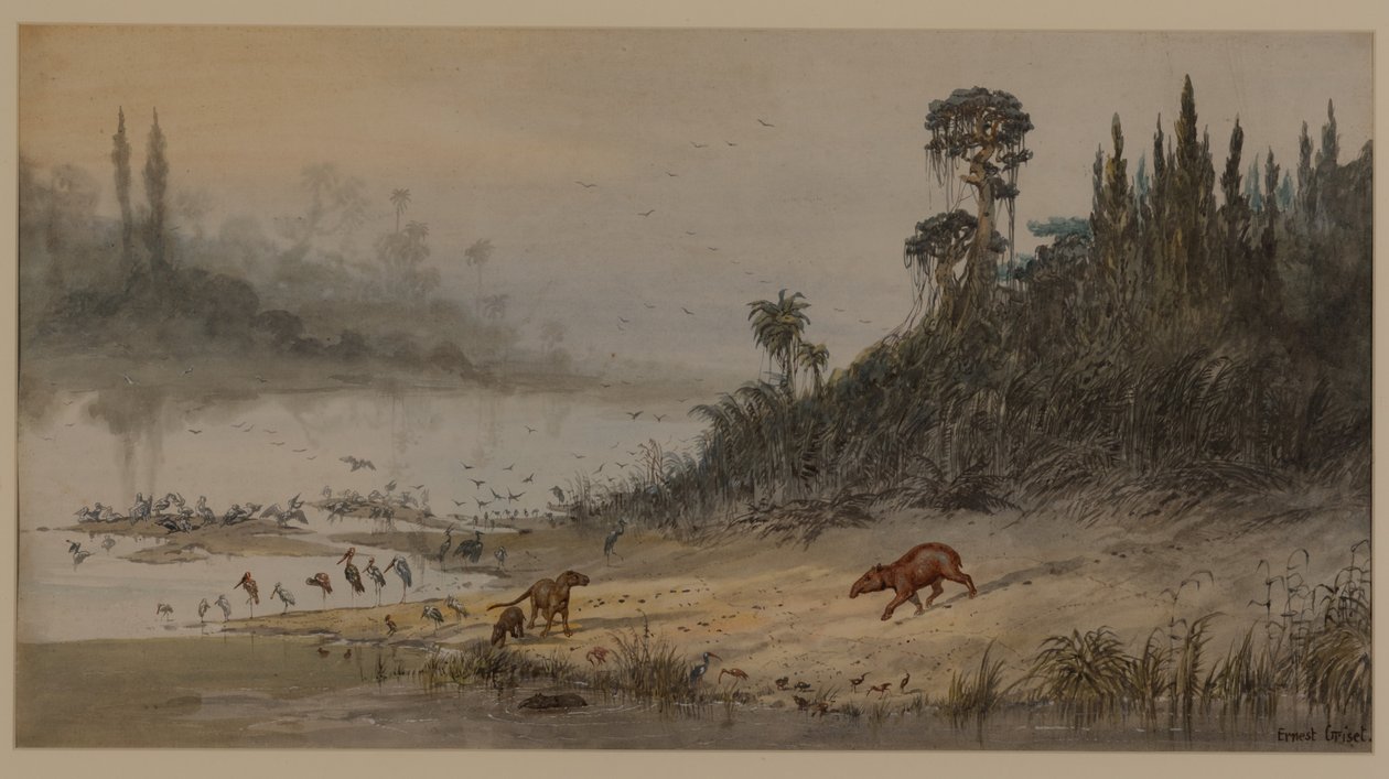 景观，1871年 作者 欧内斯特·亨利·格里斯特