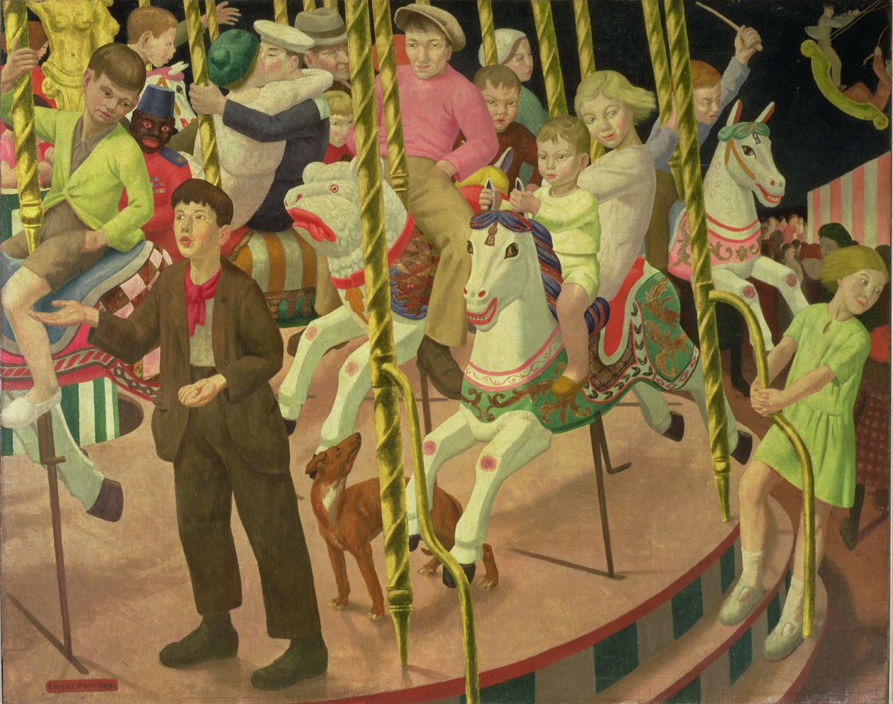 旋转木马，1924年 作者 欧内斯特宝洁