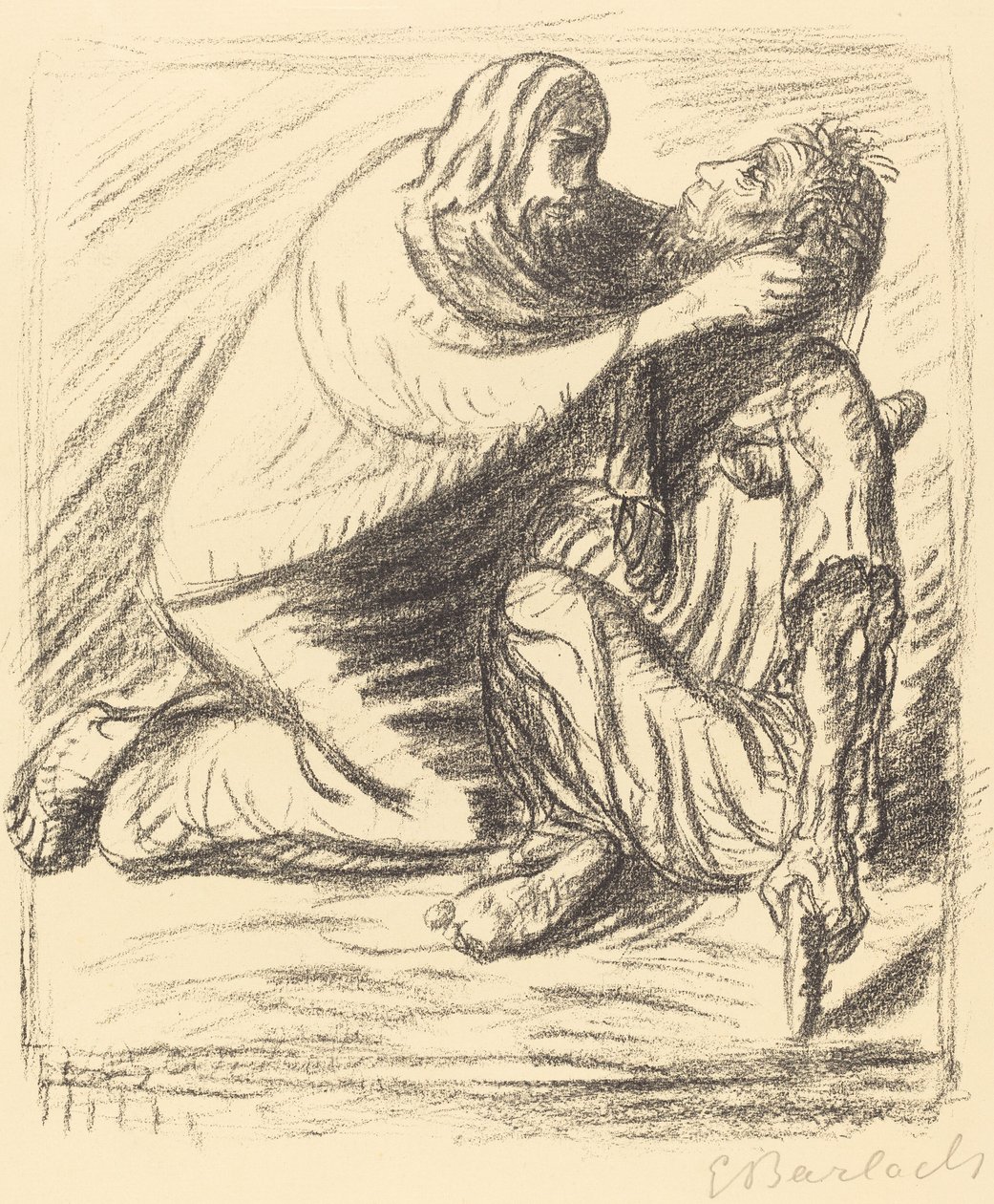 仁慈的人有福了 作者 恩斯特·巴拉赫（Ernst Barlach）