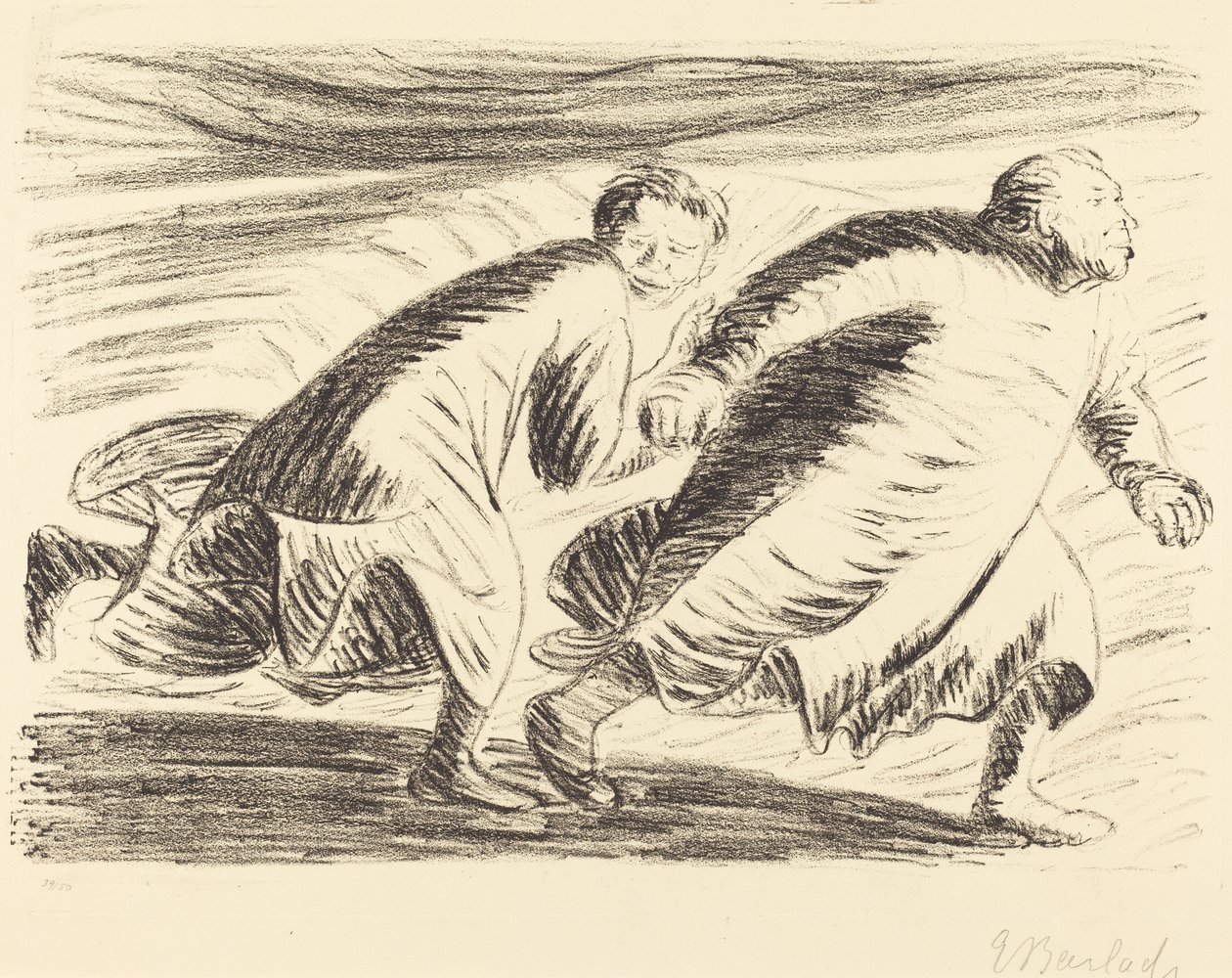 逃亡者 作者 恩斯特·巴拉赫（Ernst Barlach）