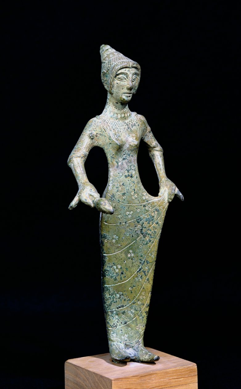 女性形象，可能是阿芙罗狄蒂（青铜） 作者 伊特鲁里亚语