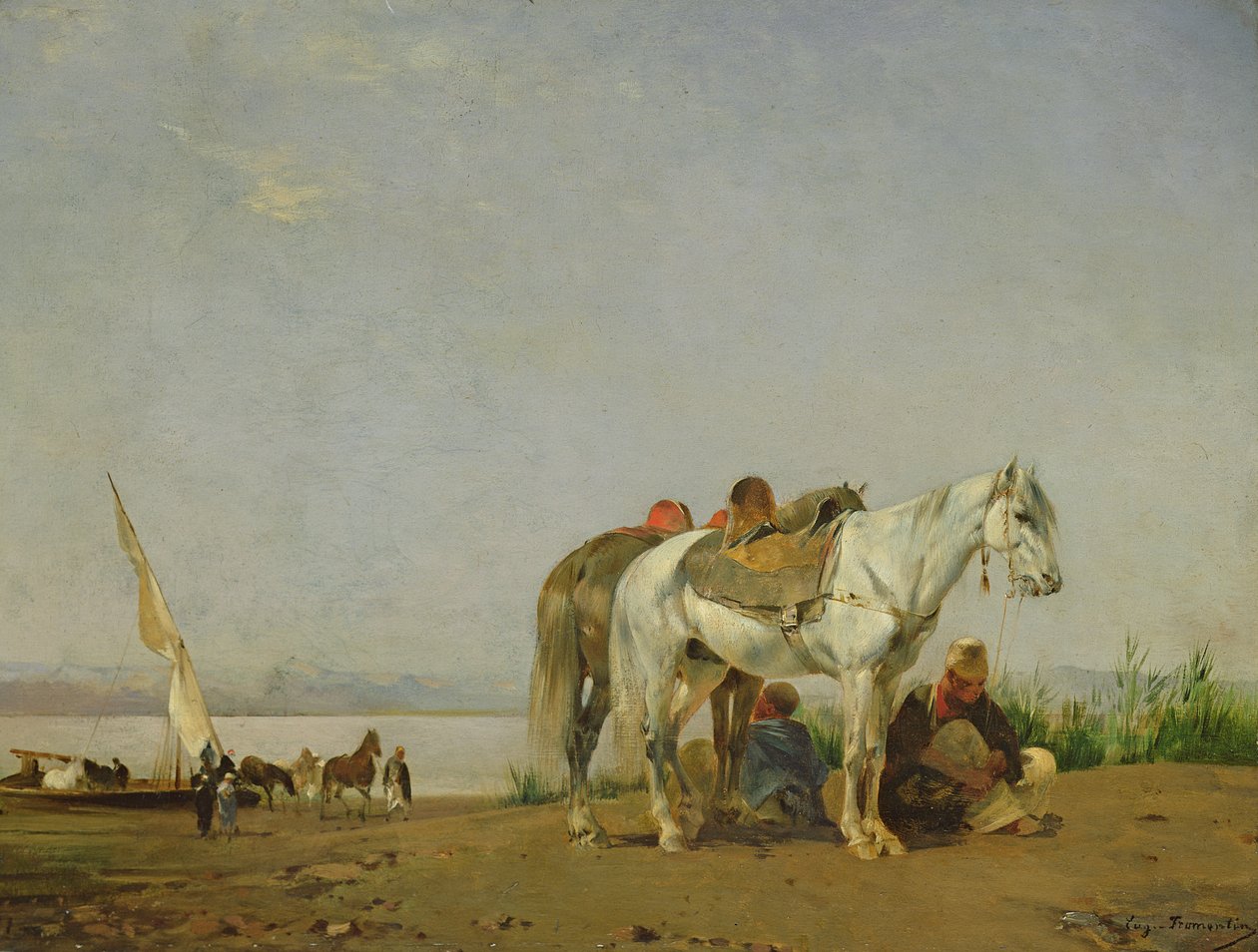 在尼罗河畔，1871年 作者 欧仁·弗罗门汀（EugèneFromentin）