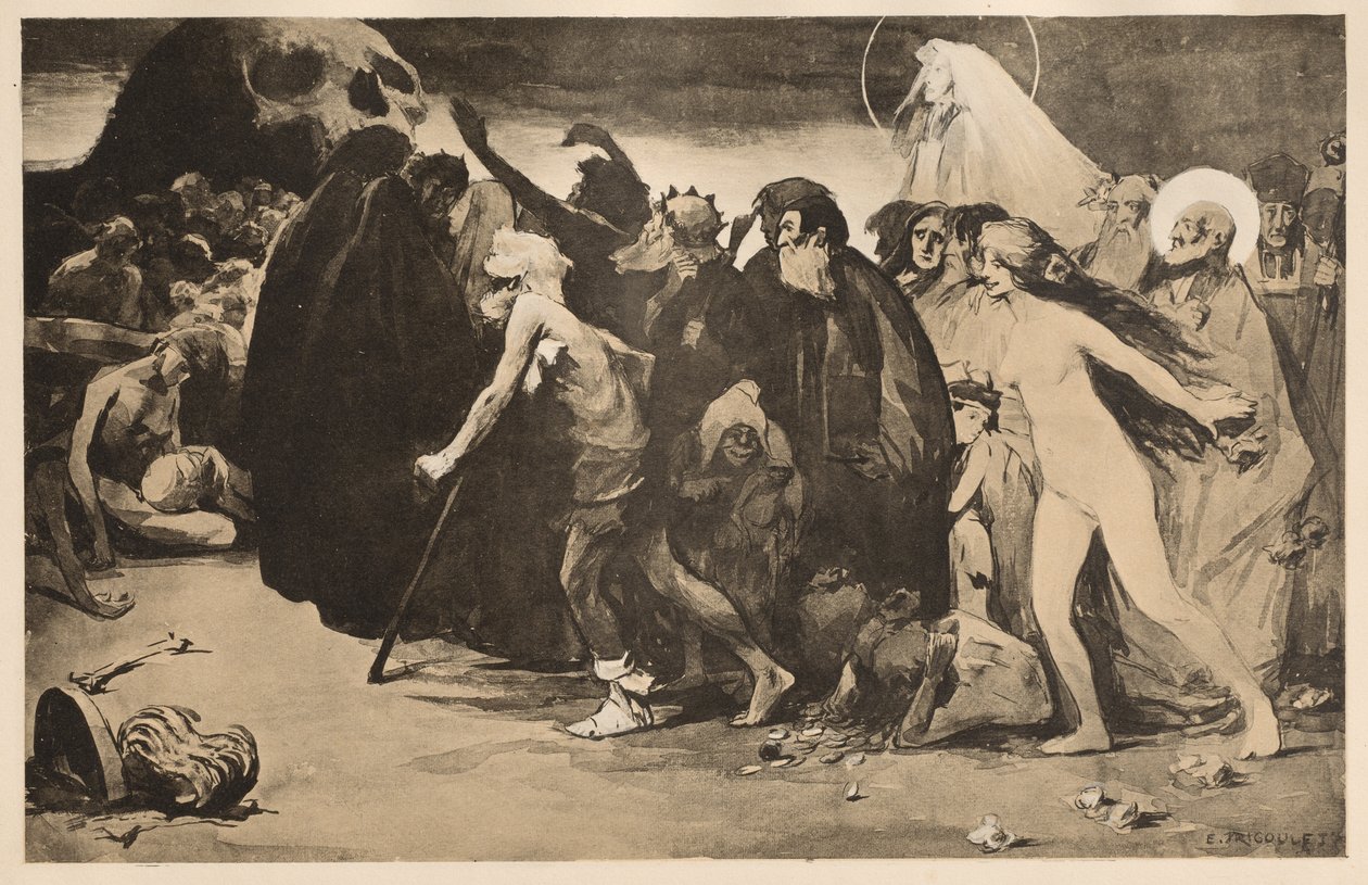 死亡之路》，1899年。 作者 尤金·特里古莱