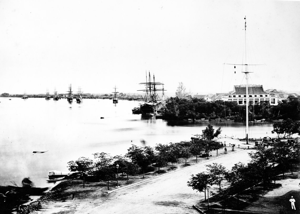 西贡海滨，1870年代 作者 欧洲摄影师