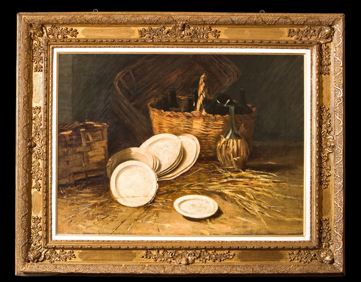 静物（布面油画） 作者 Evaristo Cappelli