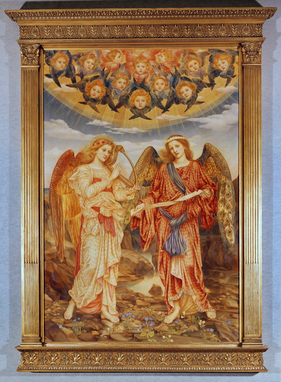 天使 作者 伊夫林·德·摩根（Evelyn De Morgan）