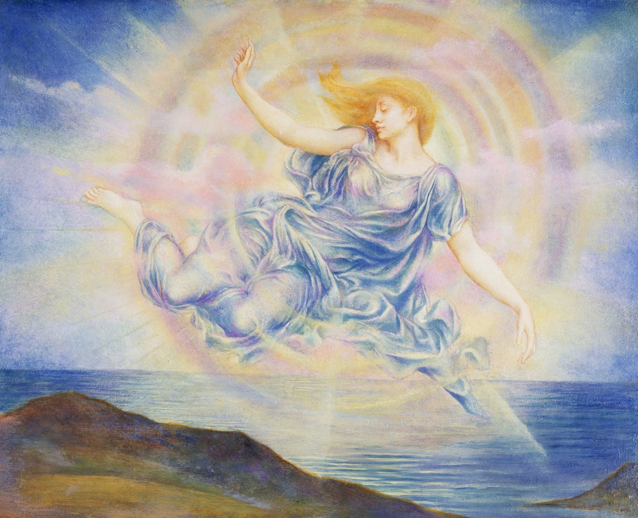 海上的星光 作者 伊夫林·德·摩根（Evelyn De Morgan）