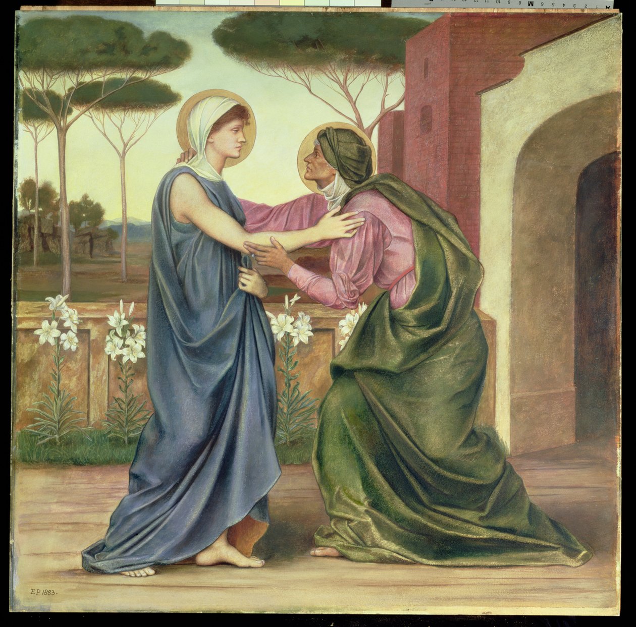 称呼或访问，1883年 作者 伊夫林·德·摩根（Evelyn De Morgan）