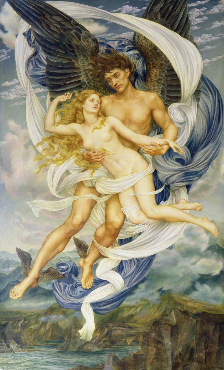 波瑞亚和奥雷提亚 作者 伊夫林·德·摩根（Evelyn De Morgan）