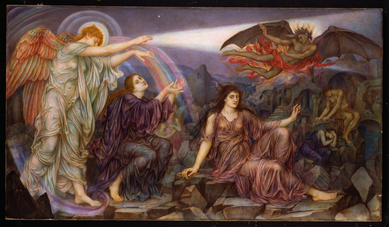 探照灯 作者 伊夫林·德·摩根（Evelyn De Morgan）
