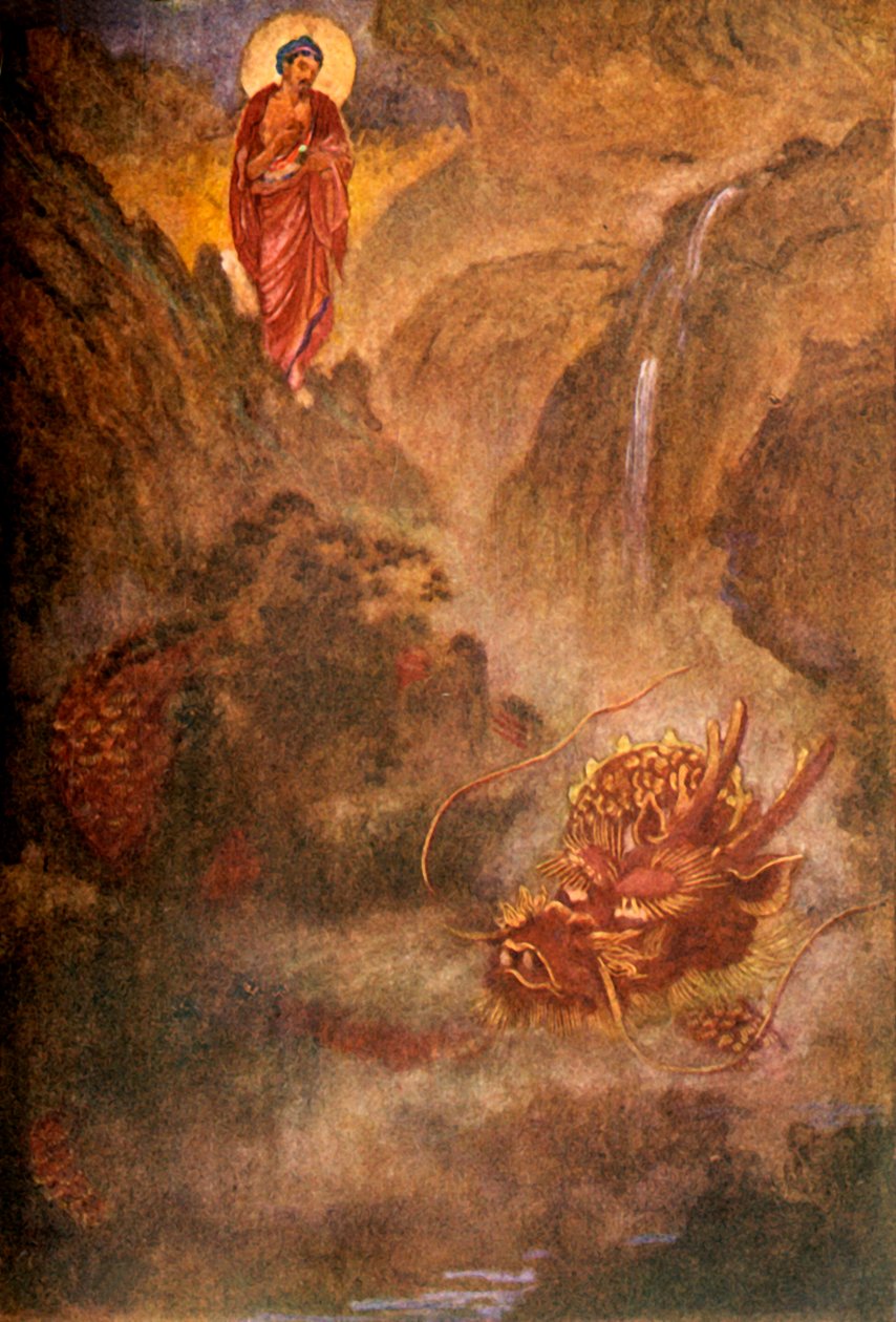佛与龙》，1912年。 作者 伊芙琳·保罗