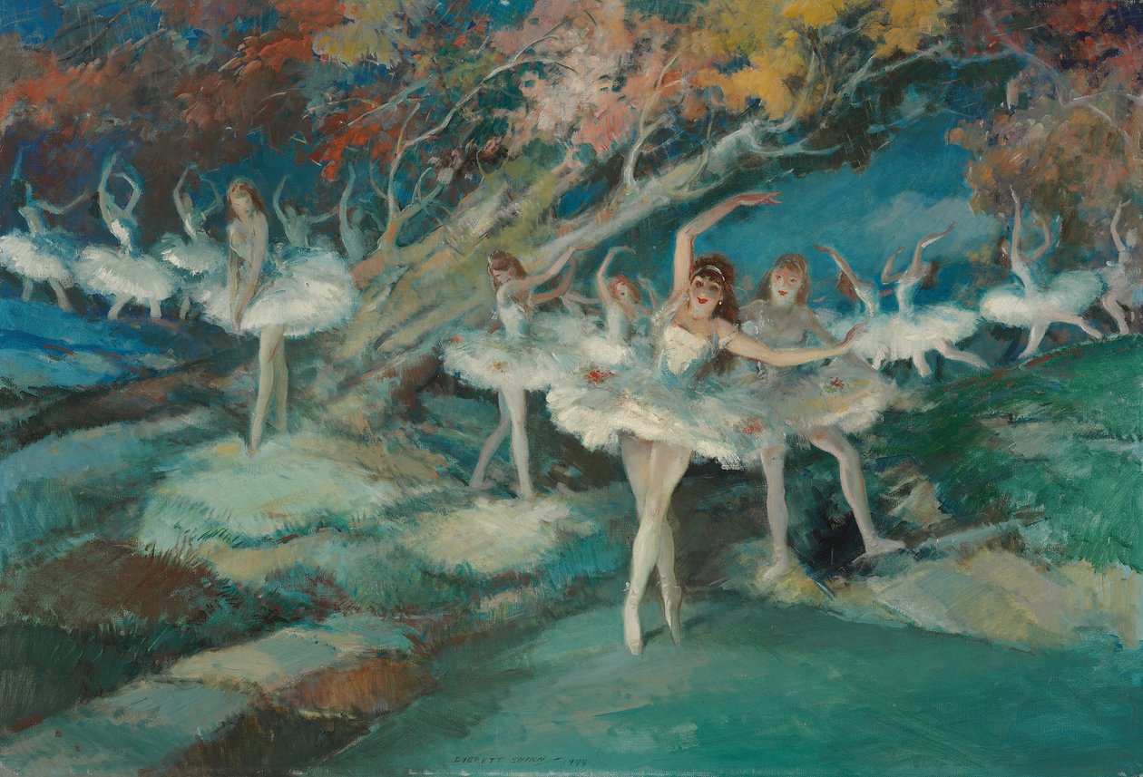 芭蕾舞 作者 Everett Shinn