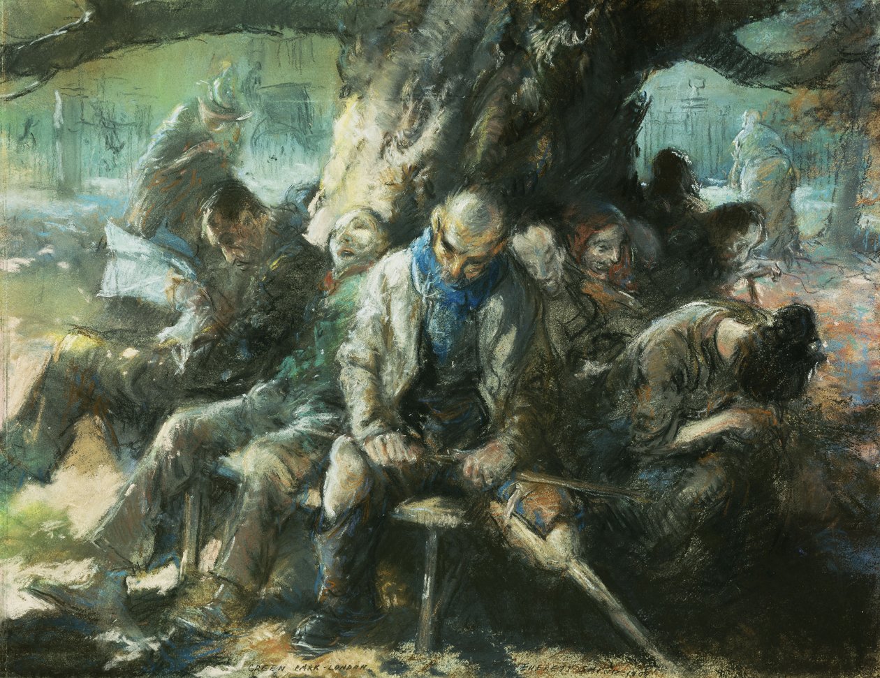 伦敦格林公园 作者 Everett Shinn