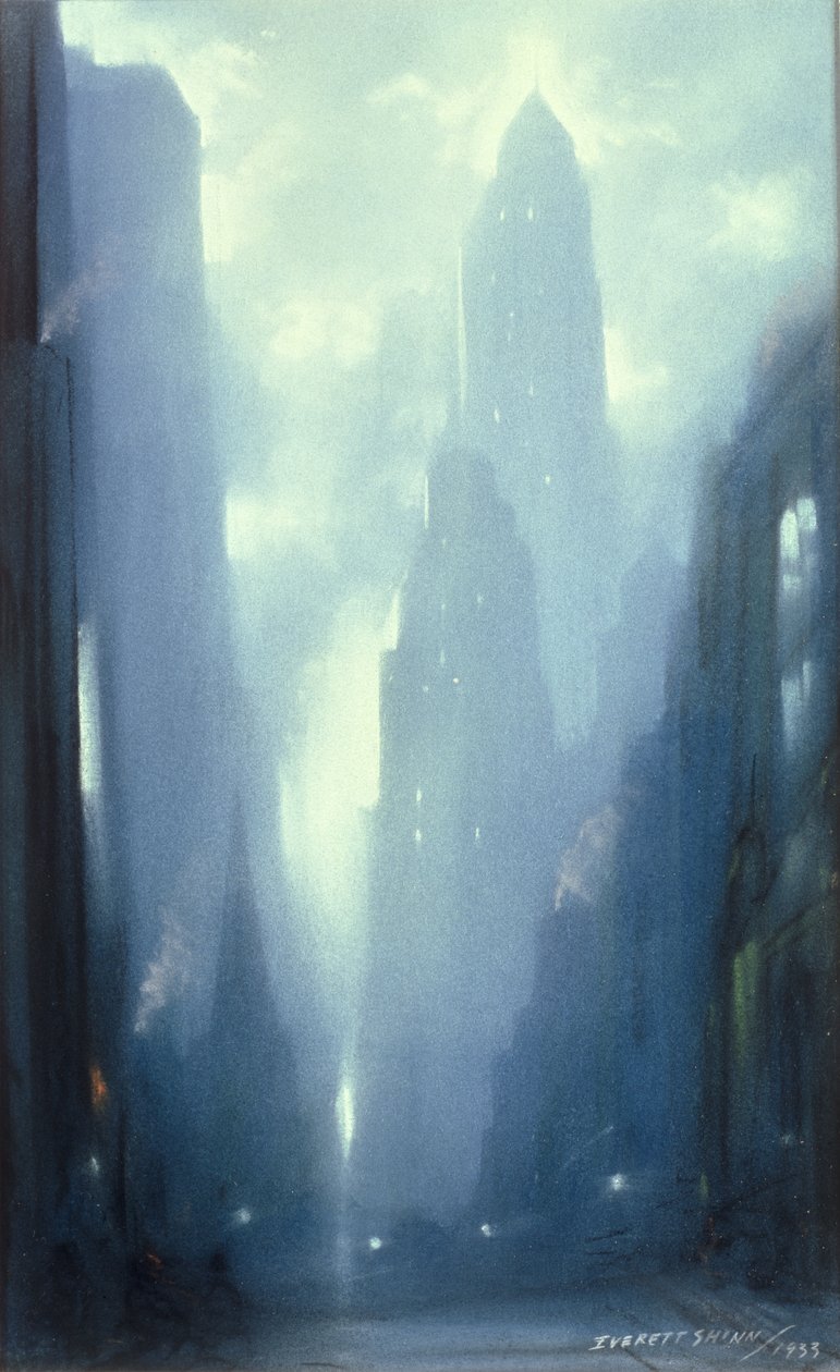 夜色中的纽约 作者 Everett Shinn