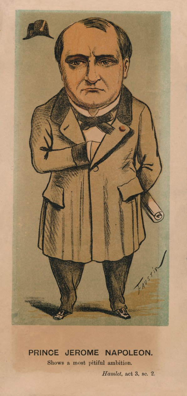 杰罗姆·拿破仑亲王，1874年。 作者 福斯汀