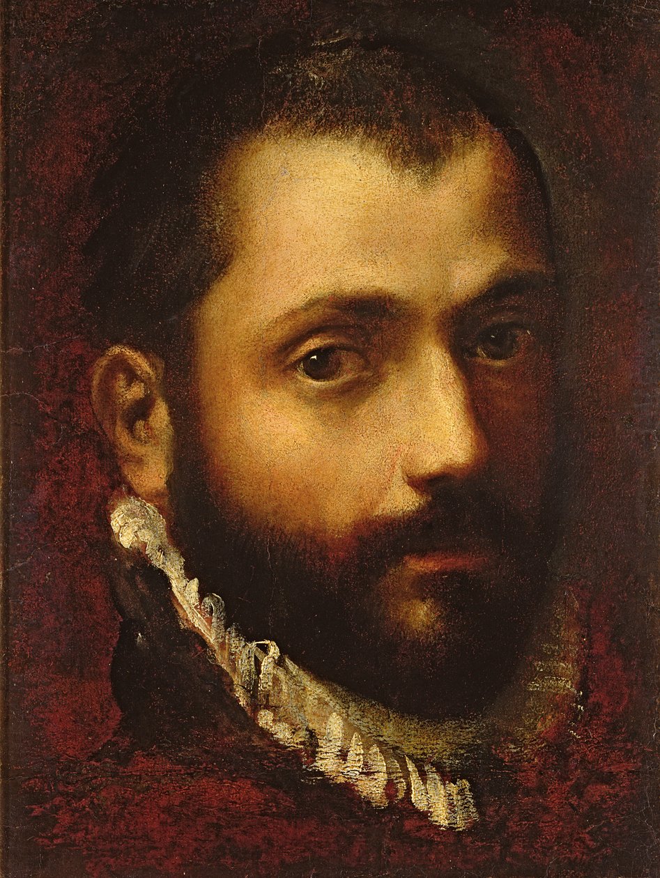 自画像，1570-75 作者 费德里科·巴罗奇